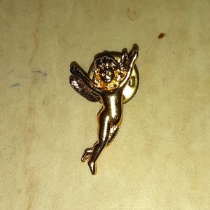 VINTAGE ANGEL LAPEL PIN NRMINT CONDITION